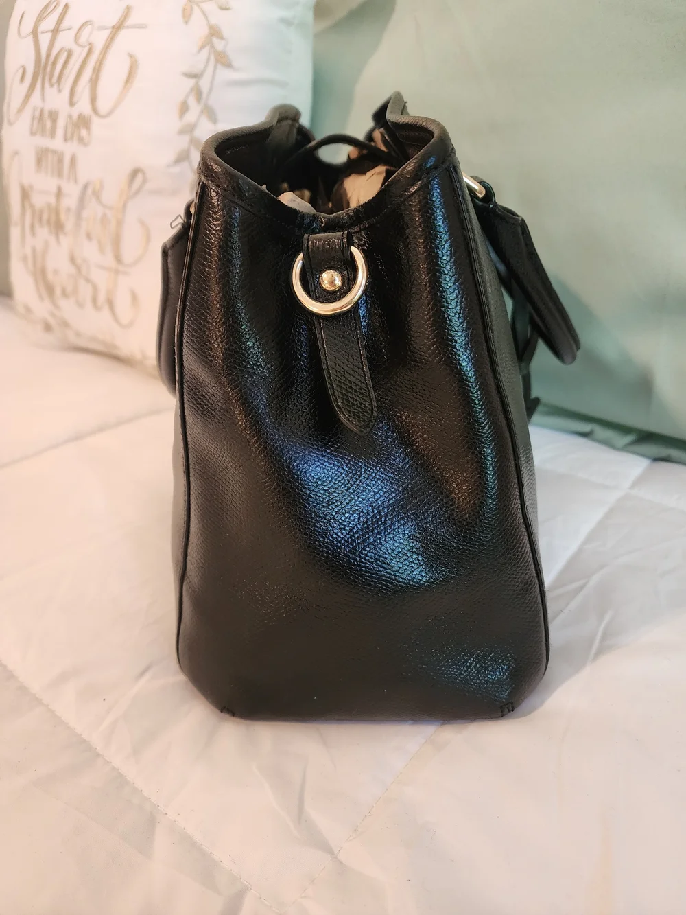 Coach Small Margot Carryall Satchel with Gold Hardware and Detachable Strap - Picture 5 of 11